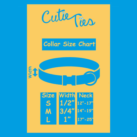 Cutie Ties Fun Design Dog Collar