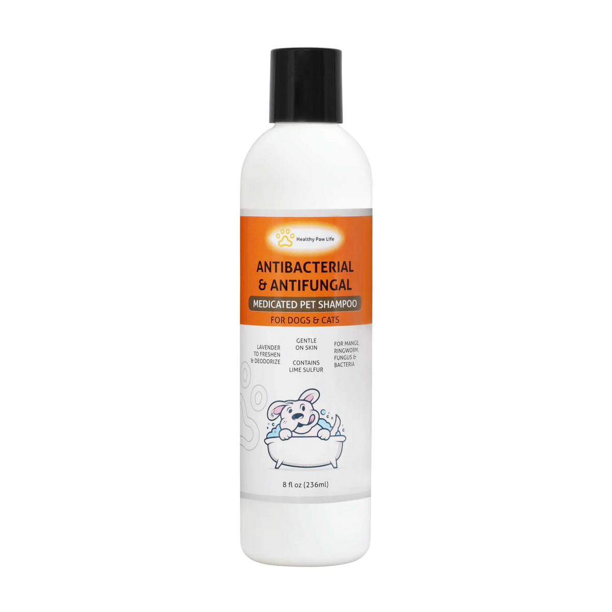 Classic's Medicated Pet Shampoo - Veterinary Treatment Against Ringworm, Mange, Lice, and Dry Skin