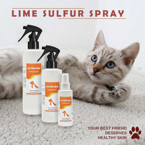 Classic's Lime Sulfur Spray Pet Care for Dry and Itchy Skin