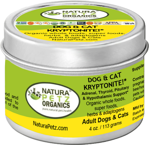 Dog And Cat Kryptonite Meal Topper - Adrenal, Thyroid, Pituitary & Hypothalamic Support*