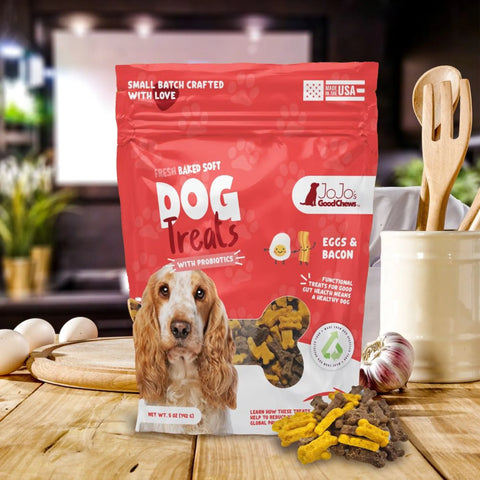 Fresh Baked Eggs and Bacon Soft Dog Chew Treats