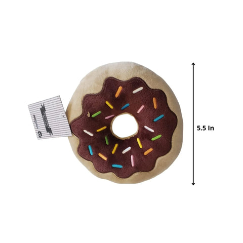 Interactive Donut Plush Dog Toy Set