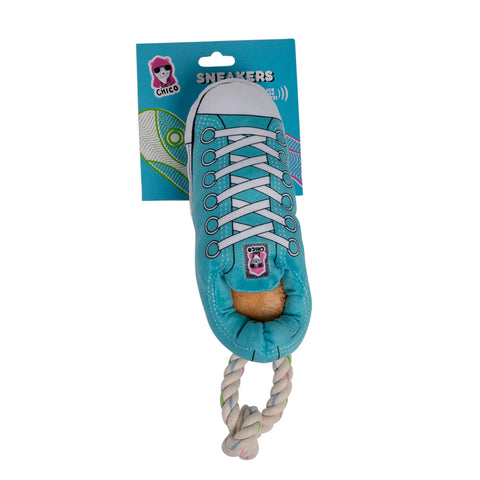 Squeaking Comfort Plush Sneaker Dog Toy