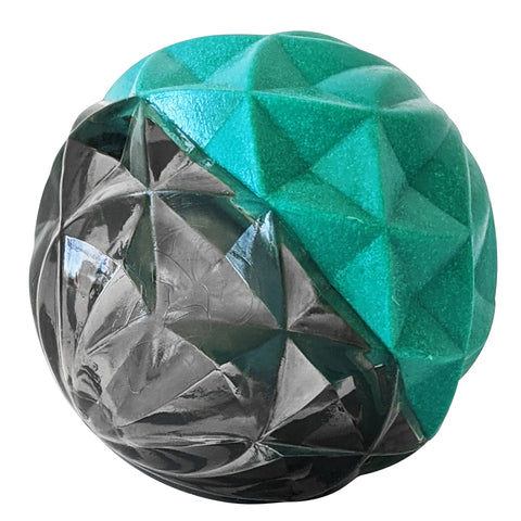 Geometric Design Textured Ball Dog Chew Toy