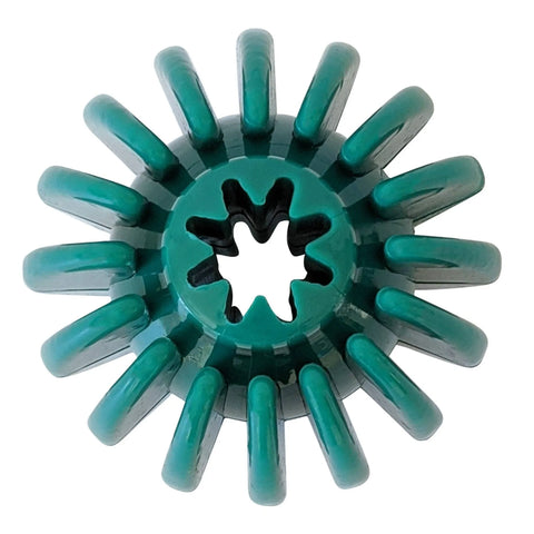 Interactive Ribbed Dog Treat Ball