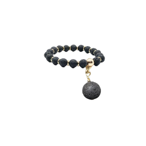 The Black Volcanic Diffuser Charm