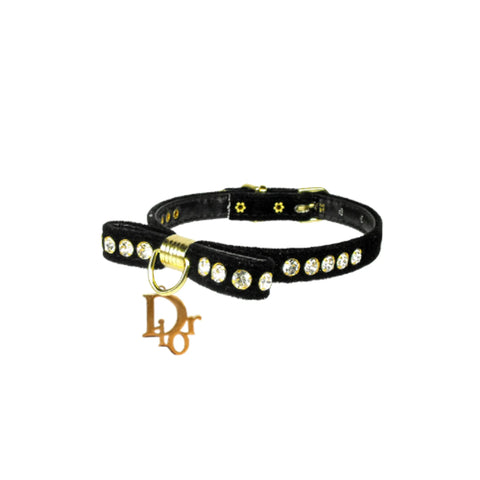 Velvet Dior Charm Collar