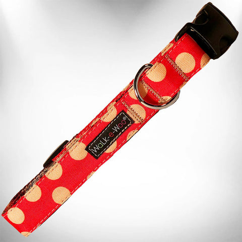 Polka Dot Dog - Tan Dots Collars