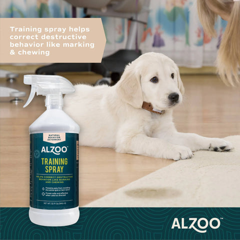 ALZOO Plant-Based Dog/Cat Indoor Training Spray, 32oz