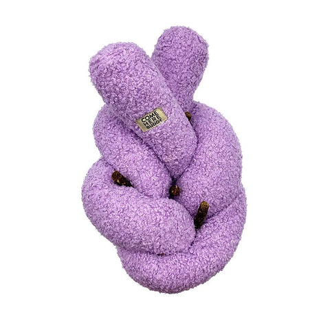 Knott Dog Plush Toy - Lilac