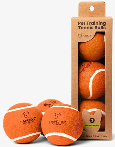 NANDOG Dog Tennis Training Balls Set