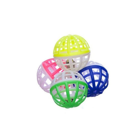 Amazing Pet Products Lattice Jingle Balls Cat Toys 4pk