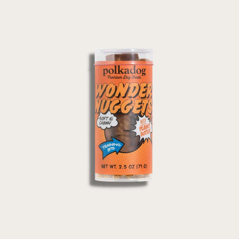 Polkadog Wonder Nuggets Training Bits Peanut Butter Soft & Chewy Dog Treats