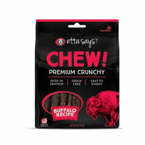 Etta Says! Chew Premium Crunchy Buffalo Dog Chew 4.5oz