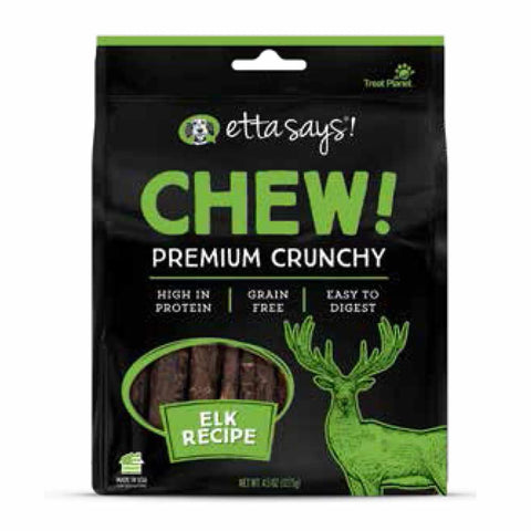 Etta Says! Chew Premium Crunchy Elk Dog Chew 4.5oz