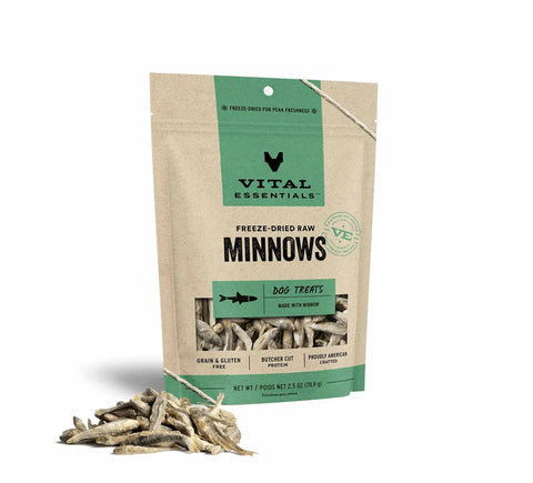 Vital Essentials(R) Freeze-Dried Minnows Dog Treats,