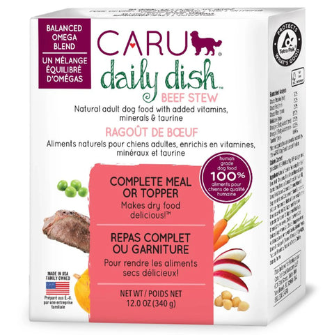 CARU Daily Dish Beef Stew for Dogs