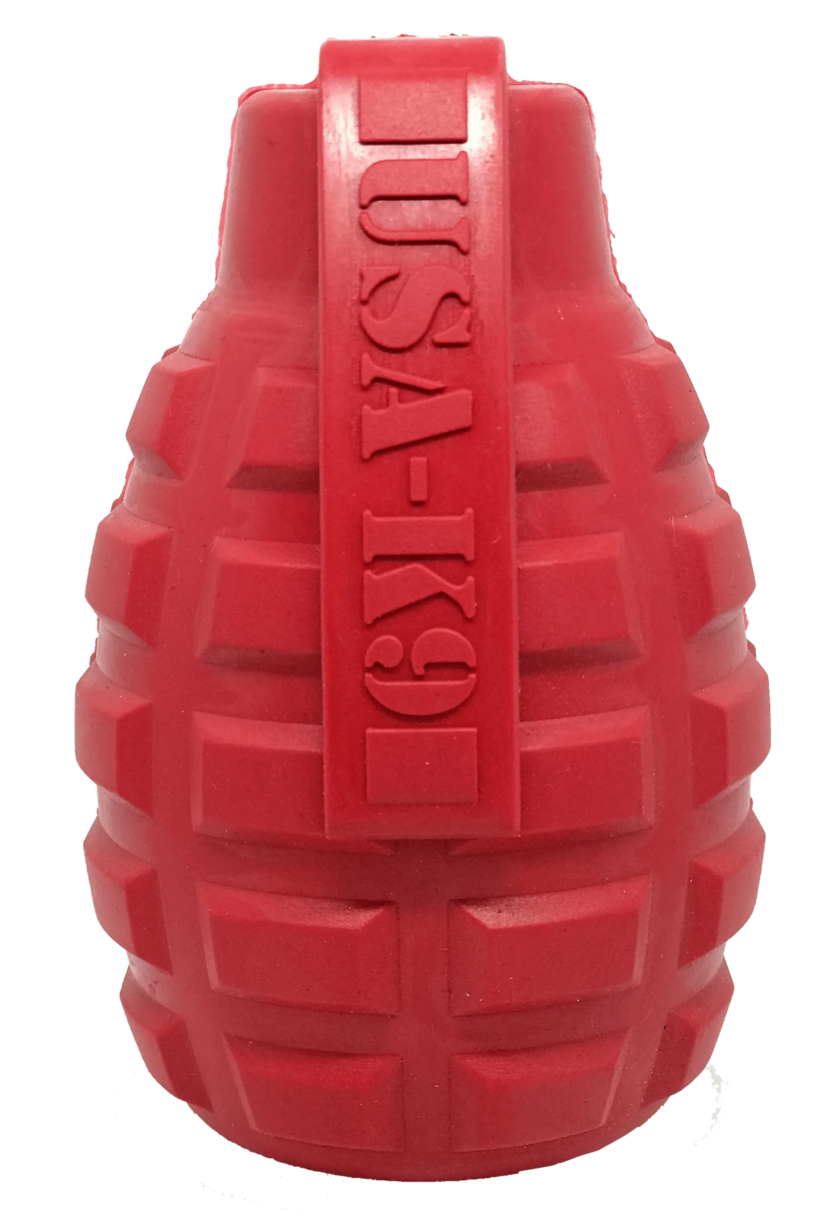 USA-K9 Grenade Durable Rubber Chew Toy & Treat Dispenser