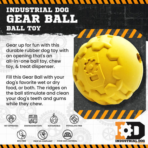 ID Ball - Ultra-Durable Rubber Chew Ball