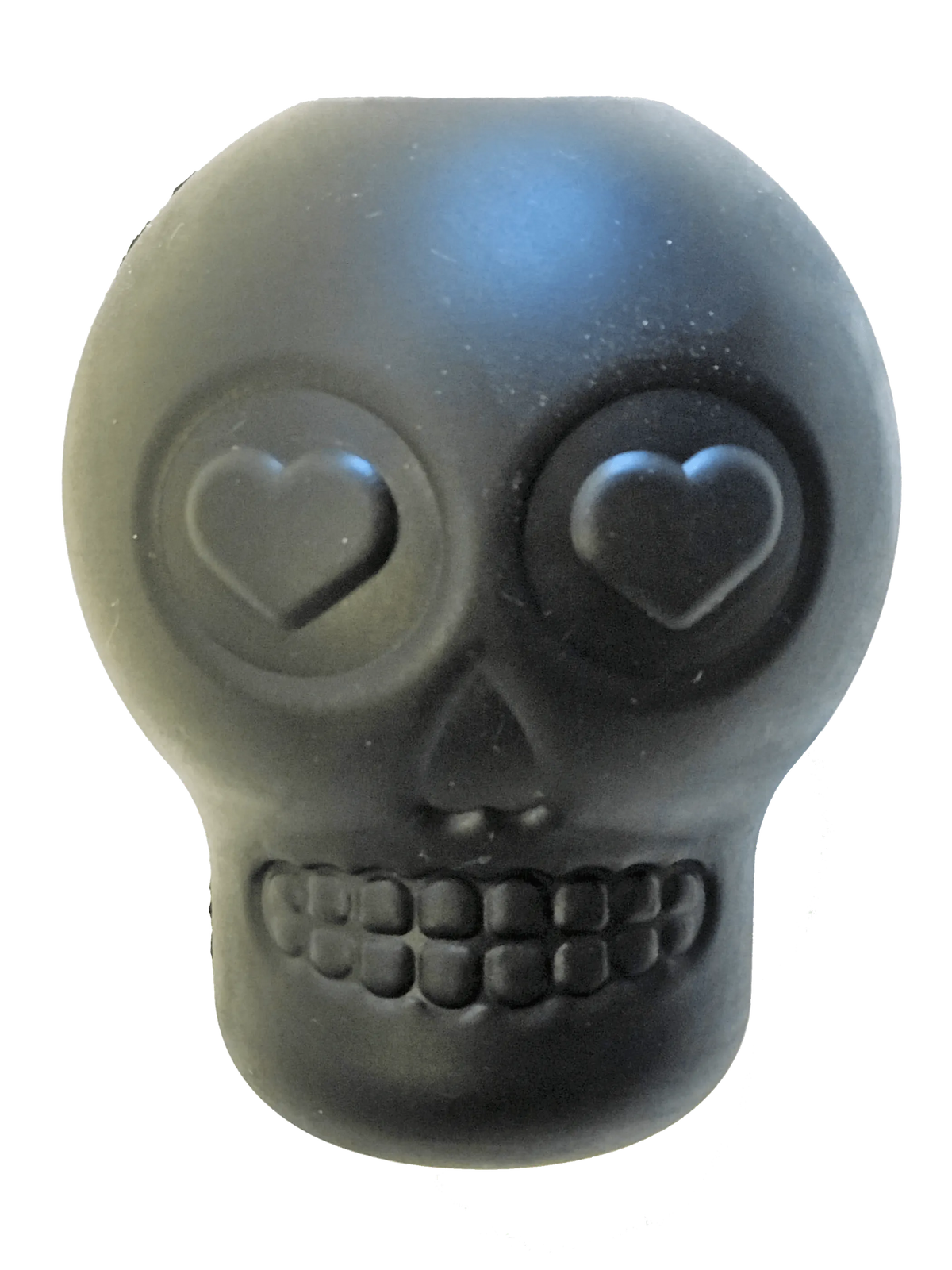 MKB Sugar Skull Durable Rubber Chew Toy & Treat Dispenser