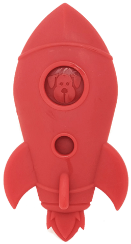 Spotnik Rocket Ship Ultra Durable Nylon Dog Chew Toy for Aggressive Chewers