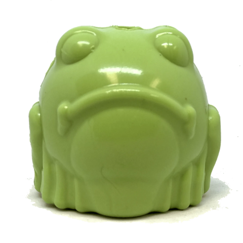 MKB Bull Frog Durable Rubber Chew Toy & Treat Dispenser