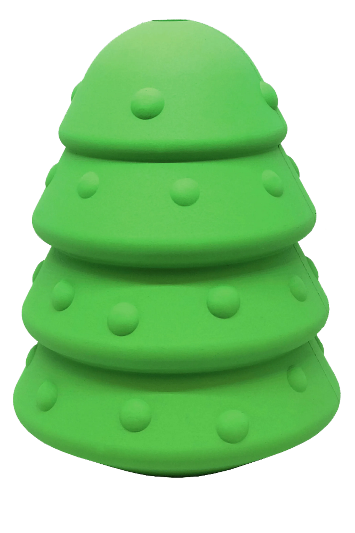 MKB Christmas Tree Durable Rubber Chew Toy & Treat Dispenser