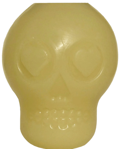 MKB Glow in the Dark Sugar Skull Chew Toy & Treat Dispenser