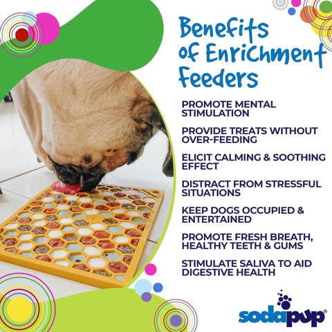 Honeycomb Design Emat Enrichment Lick Mat