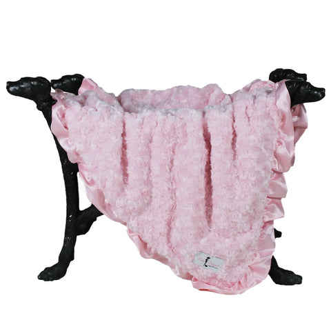 Ruffle Baby Dog Blanket