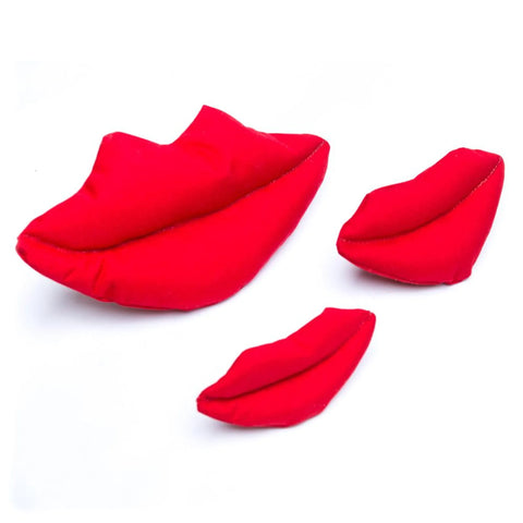 Big Red Lips Dog Toy - Medium