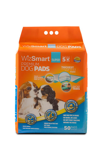 WizSmart All Day Dry Dog Pads Ultra 30 Count